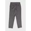 Wool dress pants