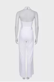 White jumpsuit on the belt