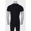 Men's dark blue T-shirt