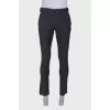 Men's dark gray trousers