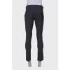 Men's dark gray trousers