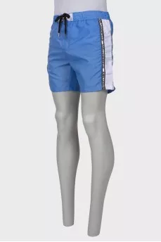 Men's shorts with brand logo