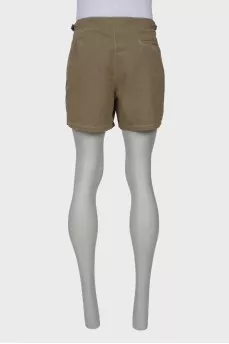 Khaki men's shorts