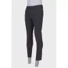 Gray men's trousers