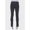 Gray men's trousers