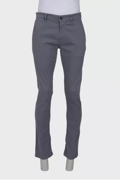 Light gray men's trousers