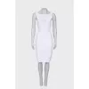 Milky midi dress with tag
