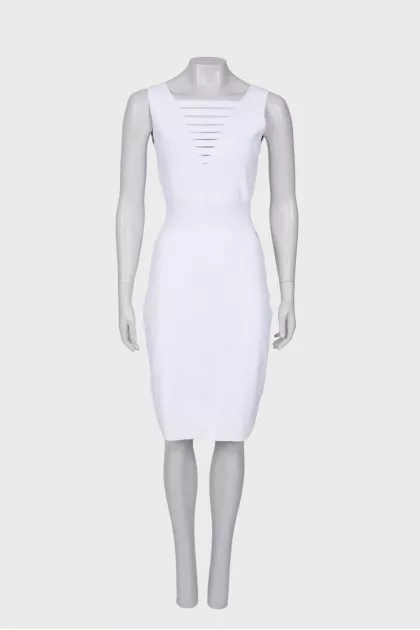 Milky midi dress with tag