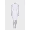 Milky midi dress with tag