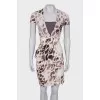 Abstract print dress