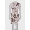Abstract print dress