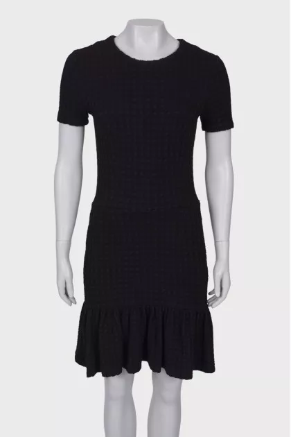 Black dress with a pattern