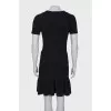 Black dress with a pattern