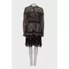 Viscose printed dress