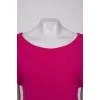 Straight fit fuchsia dress