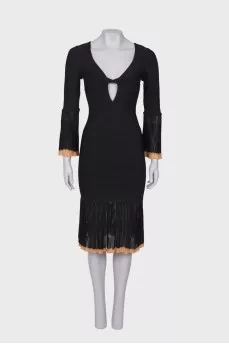 Combined bandage dress