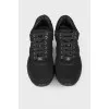 Combined textile sneakers