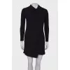 Black wrap dress