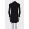 Black wrap dress