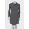 Wrap gray dress