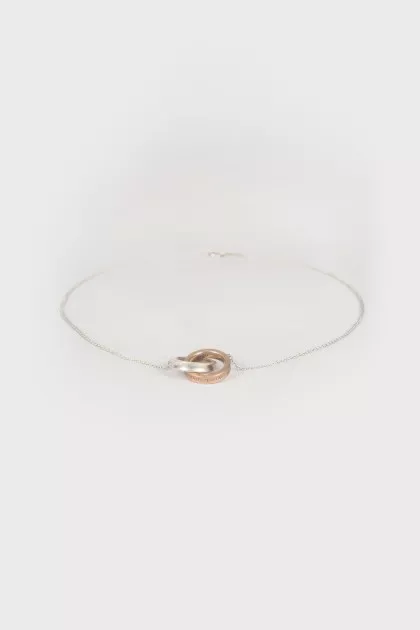 Silver pendant "rings"