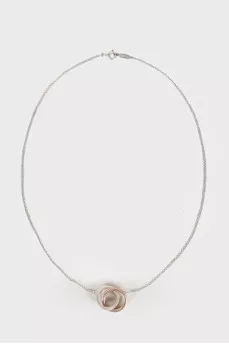 Silver pendant "rings"