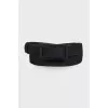 Textile black belt