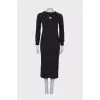 Dress with stripes on the sleeves