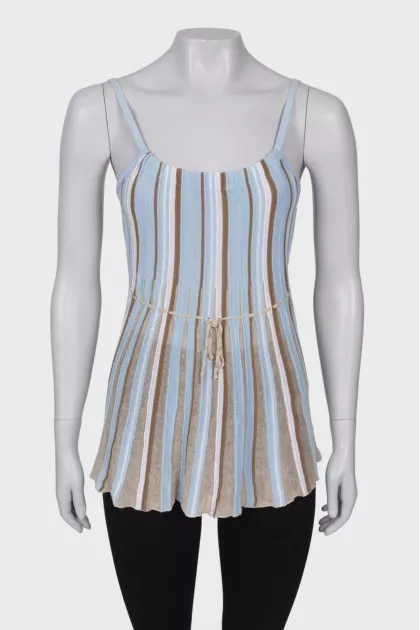 Striped tank top
