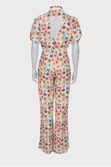 Jumpsuit with open back