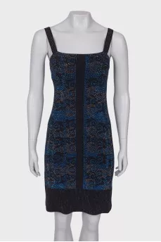 Black dress decorated with sequins