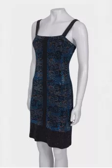 Black dress decorated with sequins