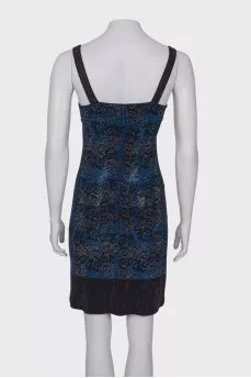 Black dress decorated with sequins