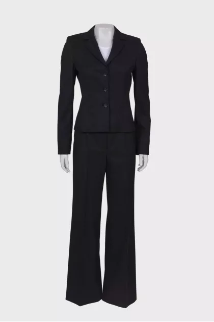 Classic black suit