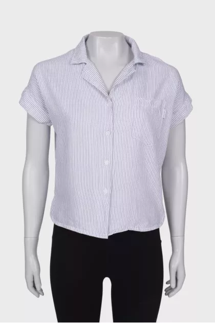 White striped blouse