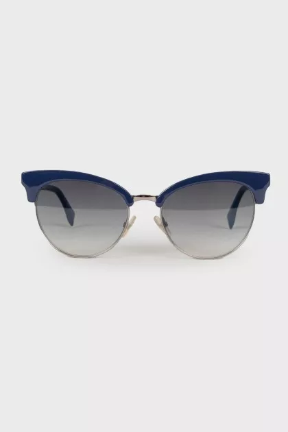 Blue browline sunglasses