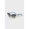 Blue browline sunglasses