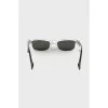 Rectangular black sunglasses 