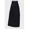 Black maxi skirt