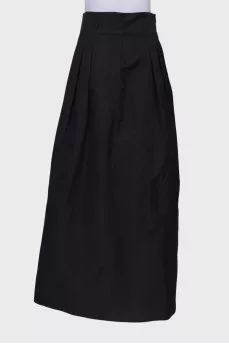 Black maxi skirt