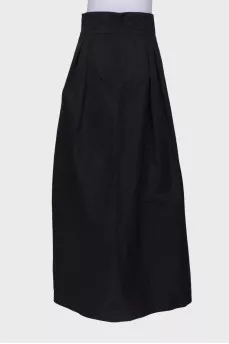 Black maxi skirt