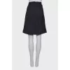 Black straight cut skirt 