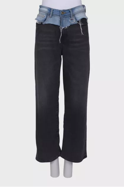 High rise jeans