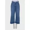Blue jeans culottes
