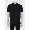 Men's T-shirt with embroidered collar