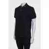 Men's T-shirt with embroidered collar