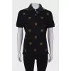 Men's T-shirt with embroidered print