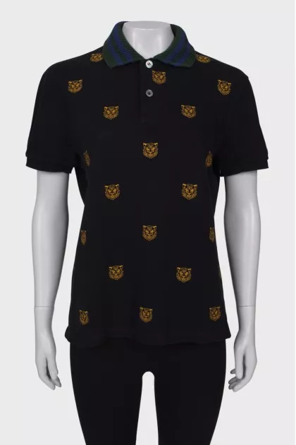 Men's T-shirt with embroidered print