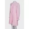 Pink dress with ruffles