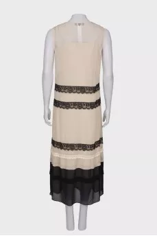 V-neck maxi dress